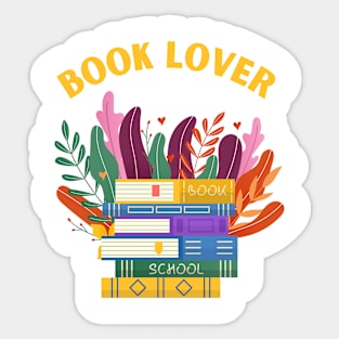 Book lover Love for books Sticker